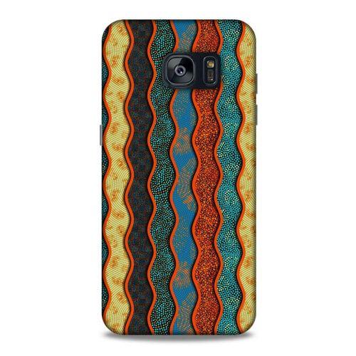 Samsung Galaxy S7 Edge Kılıf Baskılı Özel Seri Taşlı (42) Rugged Armor Kılıf
