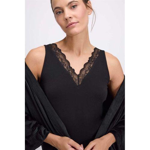 Kadın Desenli Pantolonlu ’lü Set – Sabahlık, Dantel Detaylı Atlet Ve Pantolon Takımı