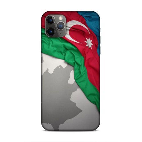 Apple Iphone 11 Pro Max Uyumlu Kılıf Azarbaijan (9) Kılıf Kumaş Bayrak