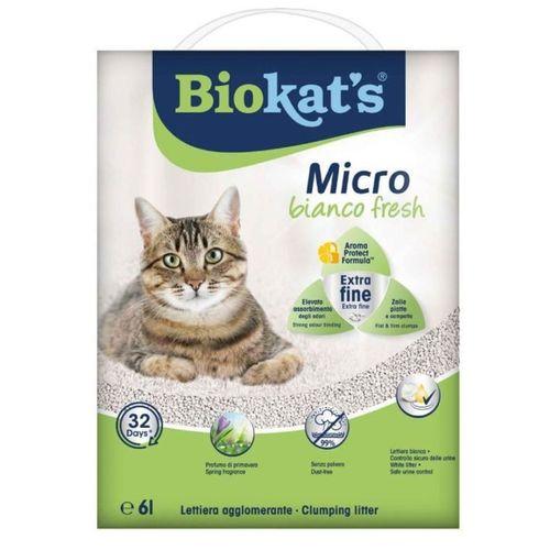 Biokats Bianco Mikro Fresh Bentonit Kedi Kumu 6 Kg
