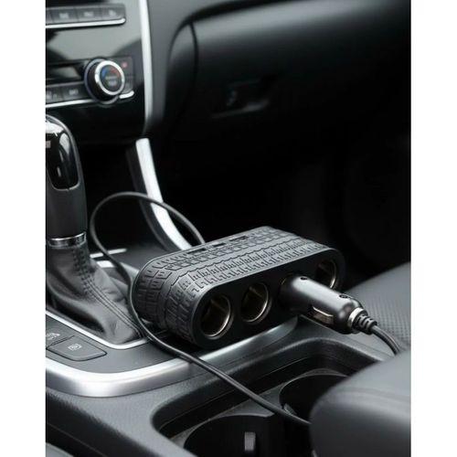 Araç Çakmak Çoklayıcı 4 Çıkışlı 2 Usb Ve Type C Girişli Çok Fonksiyonlu Şarj Ünitesi