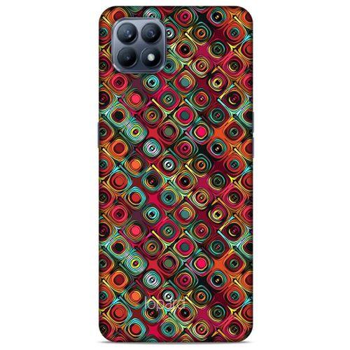 Huawei P40 Lite Kılıf Pastel Renkler (38) Neo Hybrid Kılıf Kırmızı Tonlar