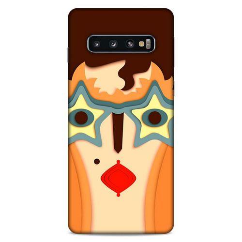 Lopard Samsung Galaxy S10 Uyumlu Kılıf Soyut Sanat (2) Desenli Kabı