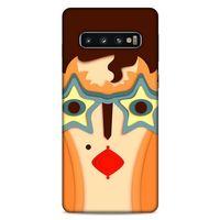 Lopard Samsung Galaxy S10 Uyumlu Kılıf Soyut Sanat (2) Desenli Kabı