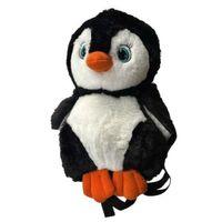 Unicus Peluş Sırt Çantası Siyah Penguen Uncs-1059