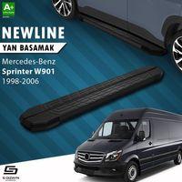S-Dizayn Mercedes Sprinter W901 Orta Şase NewLine Siyah Yan Basamak 263 Cm 1998-2006 A+ Kalite