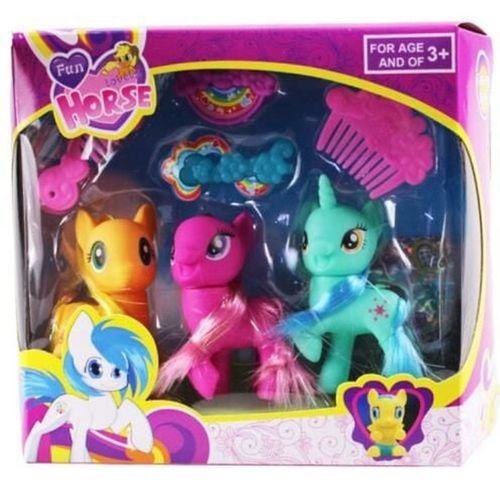 L-A18-7 - PONY 3 LÜ FİGÜR SET
