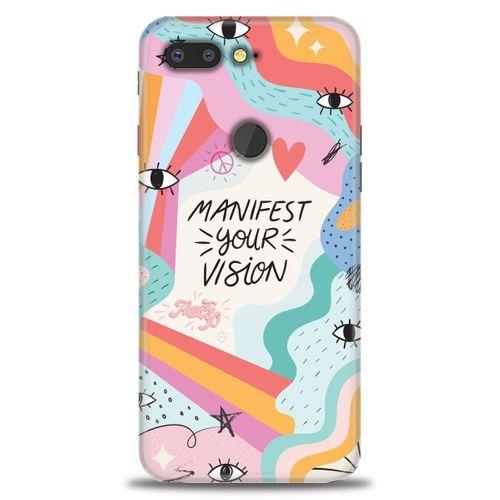 General Mobile GM 9 Pro Kılıf HD Baskılı Kılıf - Manifest Your Vision + Tam Ekran Koruyucu