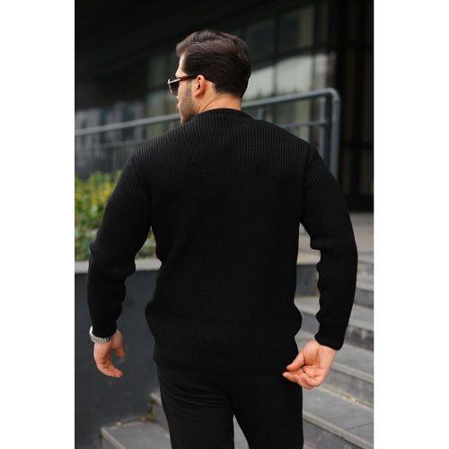 Erkek Bisiklet Yaka Örme Kazak