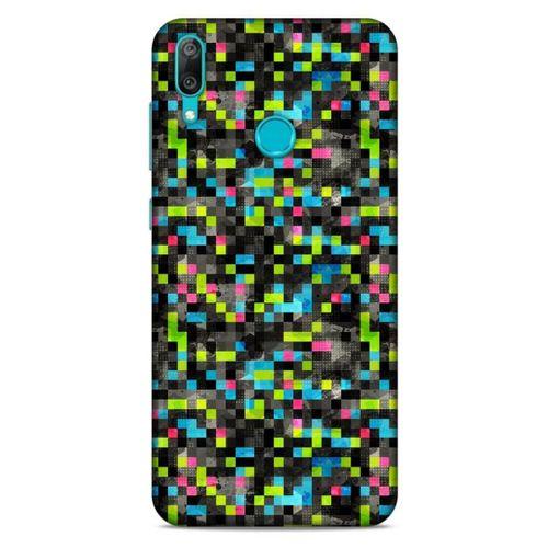 Geometrix 01 Huawei Y7 2019 Kılıf Silikon Kapak