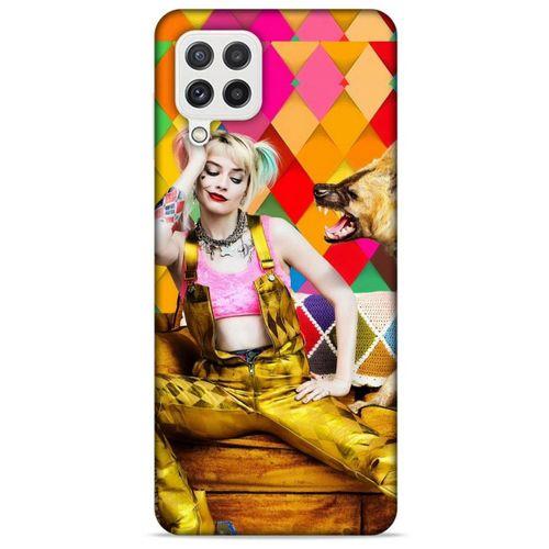 Samsung Galaxy A22 Uyumlu Kılıf Harley Quinn (34) Slim Armor Kılıf Lavanta galibarda