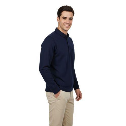 Erkek Gömlek Yaka Jakarlı Cepli Regular Fit Sweatshirt BGL-ST04957