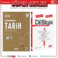 Ünlü Yayıncılık TYT Tarih Best Peak ve AKM Dil Bilgisi Soru Bankası Seti 2 Kitap