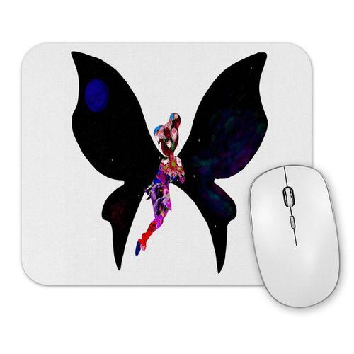 Fada Com Flores E Asas De Universo Mouse Pad