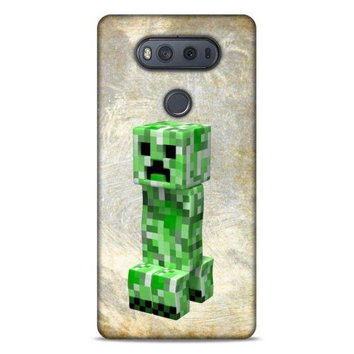 Lopard LG K61 Uyumlu Kılıf PiXel (38) Neo Hybrid Kılıf Creeper 3D
