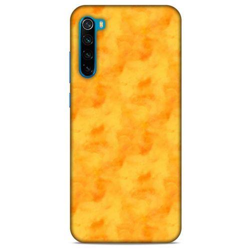 Mermer Desenli (10) Tema Full Koruma Kılıfı Turuncu Xiaomi Redmi Note 8T Kılıf