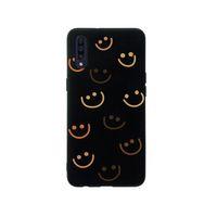 Samsung A50 Smile Premium Silikonlu Siyah Telefon Kılıfı
