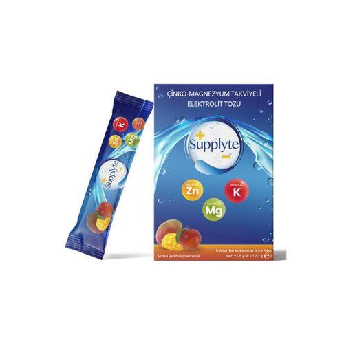 ENAFARMA Supplyte Şeftali-Mango Aromalı Elektrolit Tozu 12 Gr 8 Adet