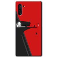 Samsung Galaxy Note 10 HD Baskılı Kılıf + 9D Tam Ekran Koruyucu - Avengers Tower