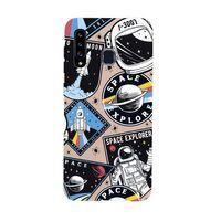 Samsung A20S Space Design Premium Silikonlu Telefon Kılıfı