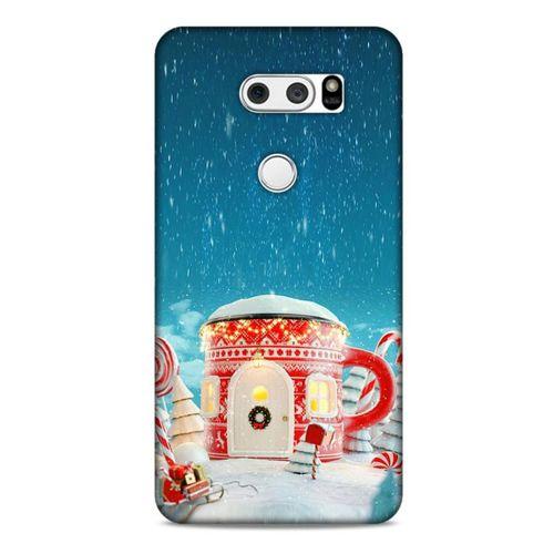 LG K40S Kılıf Snowix (3) Kapak Kırmızı Mavi