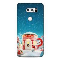 LG K40S Kılıf Snowix (3) Kapak Kırmızı Mavi