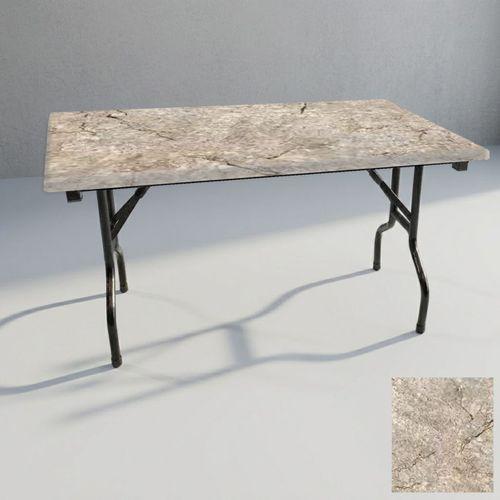 Dockers Banket Katlanır Masa (Werzalit, Allzalit. Vermodin Tabla 80x140) - Scala Marble
