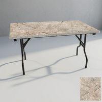 Dockers Banket Katlanır Masa (Werzalit, Allzalit. Vermodin Tabla 80x140) - Scala Marble