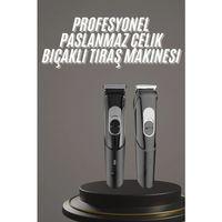 Pro Şarjlı Saç Sakal Tıraş Makinesi Ense Kesme Makinesi Lazer Öncesi Kısaltma