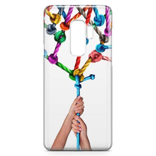 Samsung Galaxy S9 Plus Kılıf Bağlılık Arka Kapak Koruma Desenli Full Koruyucu