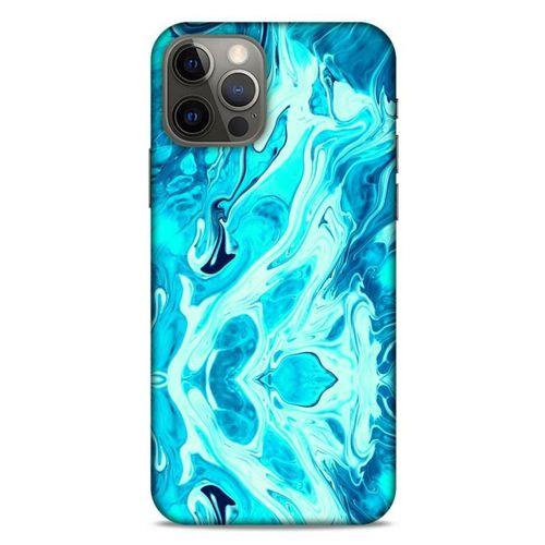 Mermer Turkuaz Apple iPhone 12 Pro Kılıf