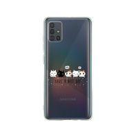 Samsung A71 Şirin Kedicikler Tasarımlı Premium Şeffaf Silikon Kılıf
