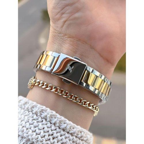 Daniel Klein Çelik Kordonlu 2 Yıl Garantili 3 Atm Suya Dayanıklı Kadın Kol Saati+Bileklik BD.14132.3