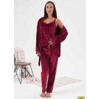 Estiva 24397 Bayan Kadife 3'lü Pijama Takım