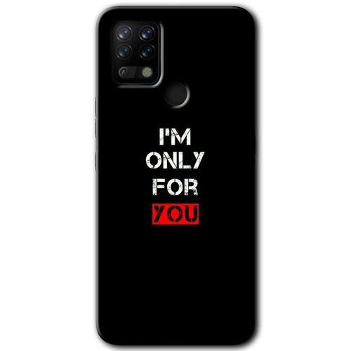 MRCİLETİSİM Tecno Pova Kılıf HD Desen Baskılı Arka Kapak+Temperli Cam - For You