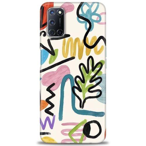 Oppo A72 Kılıf HD Baskılı Kılıf - Çizimler + Tam Ekran Koruyucu