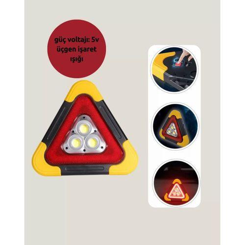 Alüminyum Gövdeli Led Üçgen Reflektörlü Acil Işık