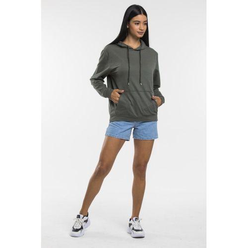 Kadın Kapş. Kanguru Cepli Sweatshirt spr21k25