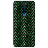 Xiaomi Poco X2 Kılıf Dragons (5) Koruma Kabı Ejderha Koyu Yeşil Pul