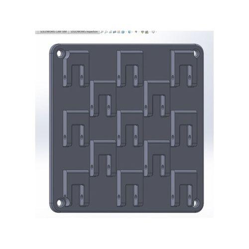 IKEA SKADIS VESA Pegboard 100mm Monitör Montajı (Bu ürün Sadece Plastik parçadır - Almadan Önce Soru Sorabilirsiniz)