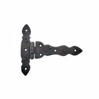 Antika Tarz Dekoratif Pirinç Kuyruklu Düğmeli Menteşe No2 - 138x167 Mm, Oksit