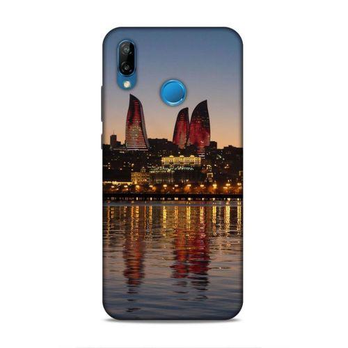 Huawei P20 Lite Uyumlu Kılıf Azarbaijan (28) Arka Kapak Alov Kuleleri