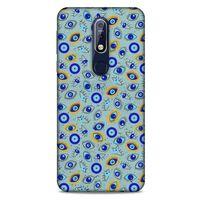 Nazarium (34) Desenli Silikon Kapak Nokia 7.1 Kılıf