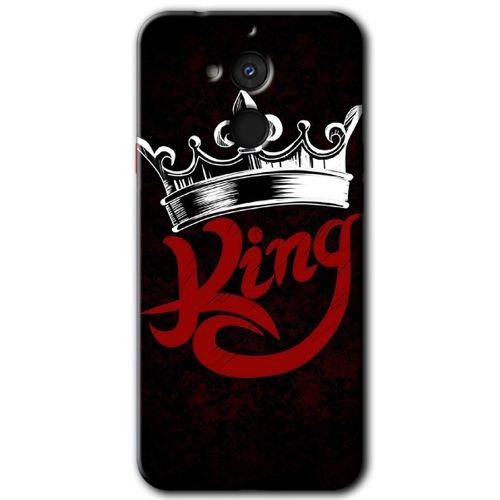 MRCİLETİSİM General Mobile GM 8 Kılıf HD Desen Baskılı Arka Kapak + Temperli Cam - King