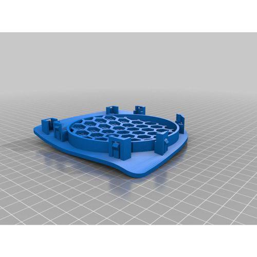 Twingo 1 Dashboard Hoparlör Izgarası 3D Baskı (Bu ürün Sadece Plastik parçadır - Almadan Önce Soru Sorabilirsiniz)