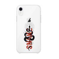 iPhone Xr Snake Premium Şeffaf Silikon Kılıf