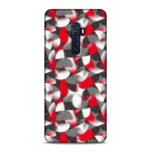 Oppo Reno 2 Uyumlu Kılıf Romans (38) Neo Hybrid Kılıf Kırmızı Gri