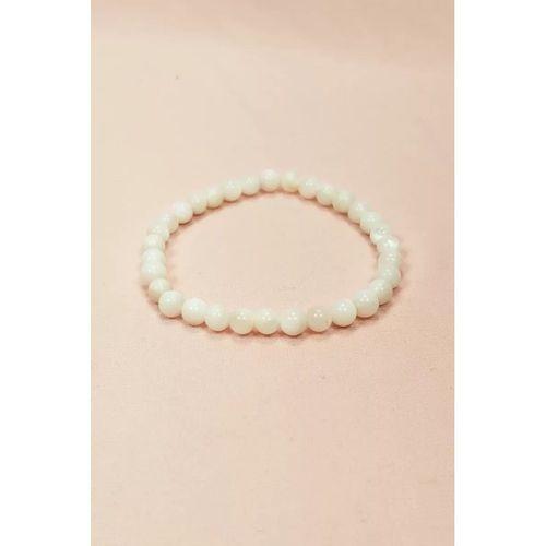 Sedef Doğal Taş Bileklik Kutulu