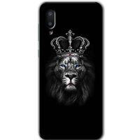 Galaxy A02 Kılıf HD Desen Baskılı Arka Kapak - King Lion