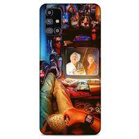 Retro (35) Desen Fit Design Kılıf Renkli Samsung Galaxy M31s Kılıf